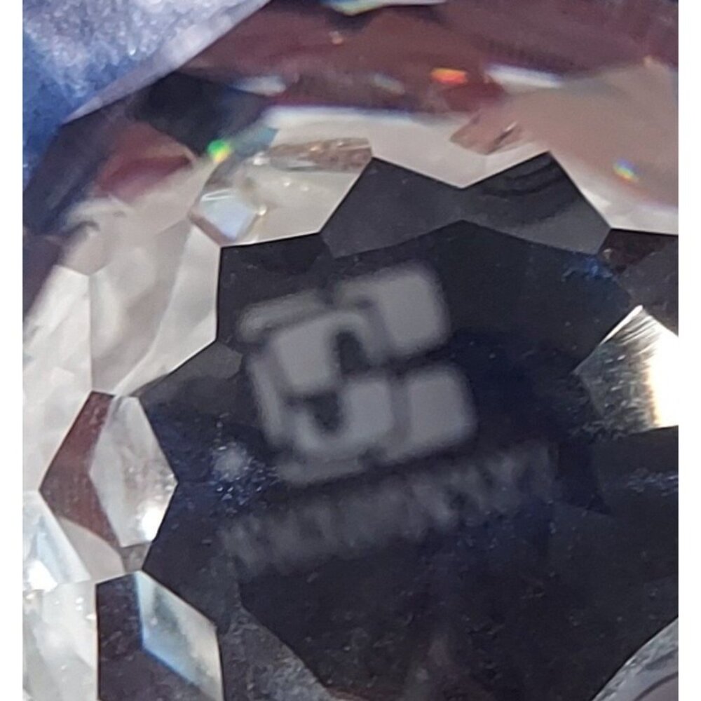 Swarovski Crystal Owls Retired Woodland Large 2" Small 1.5" Jewel Eyes Set Of 2 - Picture 8 of 15